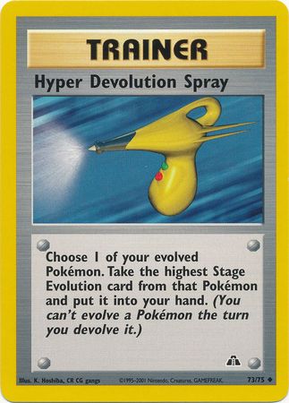 Hyper Devolution Spray (73/75) [Neo Discovery Unlimited] | Good Games Modbury
