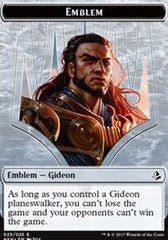 Gideon of the Trials Emblem // Zombie Double-Sided Token [Amonkhet Tokens] | Good Games Modbury