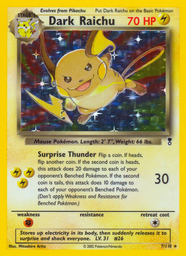 Dark Raichu (7/110) (WotC) (Theme Deck Exclusive) [Legendary Collection] | Good Games Modbury