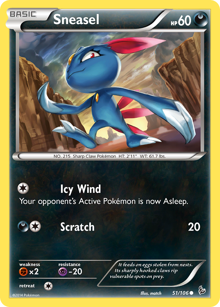 Sneasel (51/106) [XY: Flashfire] | Good Games Modbury