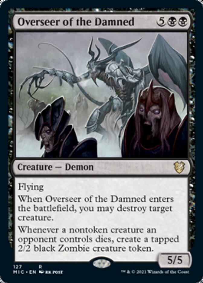 Overseer of the Damned [Innistrad: Midnight Hunt Commander] | Good Games Modbury