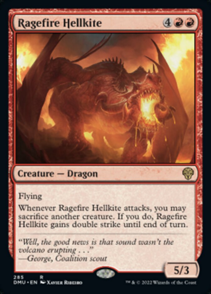 Ragefire Hellkite [Dominaria United] | Good Games Modbury