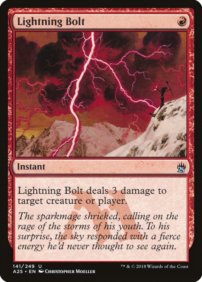 Lightning Bolt [Masters 25] | Good Games Modbury