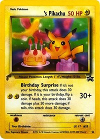 Pikachu (24) (Birthday) [Pikachu World Collection Promos] | Good Games Modbury