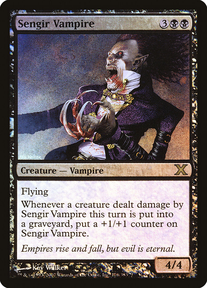 Sengir Vampire (Premium Foil) [Tenth Edition] | Good Games Modbury