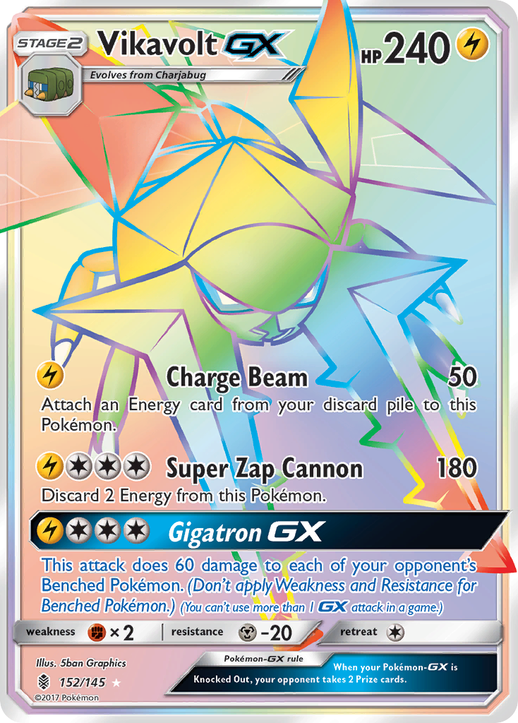 Vikavolt GX (152/145) [Sun & Moon: Guardians Rising] | Good Games Modbury