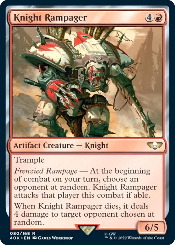 Knight Rampager (Surge Foil) [Universes Beyond: Warhammer 40,000] | Good Games Modbury