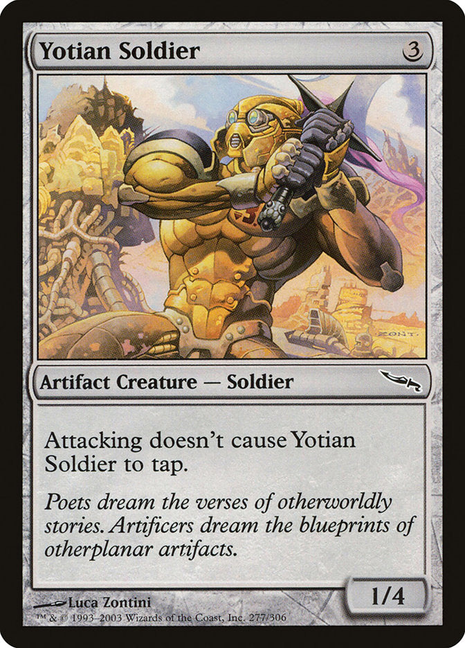 Yotian Soldier [Mirrodin] | Good Games Modbury