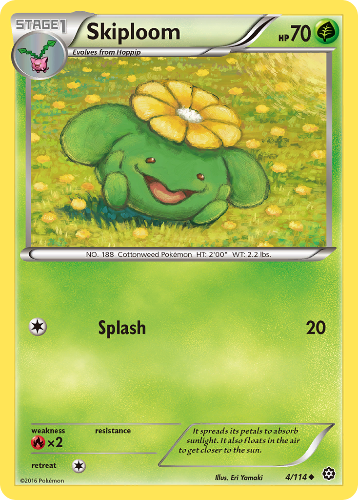 Skiploom (4/114) [XY: Steam Siege] | Good Games Modbury