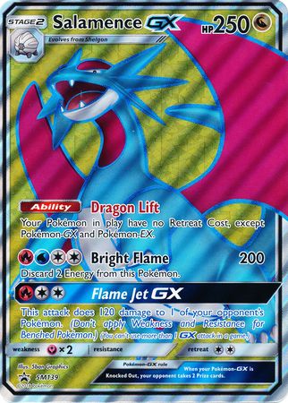 Salamence GX (SM139) (Jumbo Card) [Sun & Moon: Black Star Promos] | Good Games Modbury