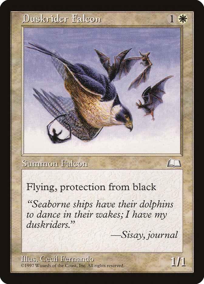 Duskrider Falcon [Weatherlight] | Good Games Modbury