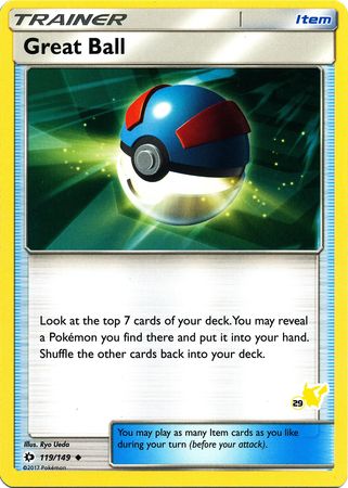 Great Ball (119/149) (Pikachu Stamp #29) [Battle Academy 2020] | Good Games Modbury