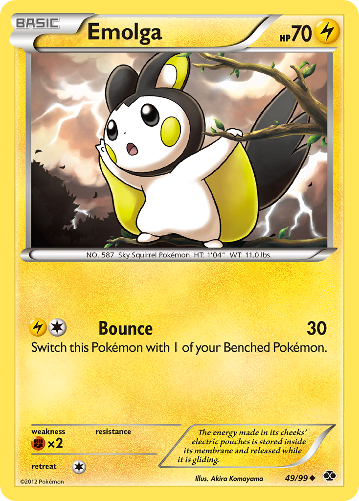 Emolga (49/99) [Black & White: Next Destinies] | Good Games Modbury