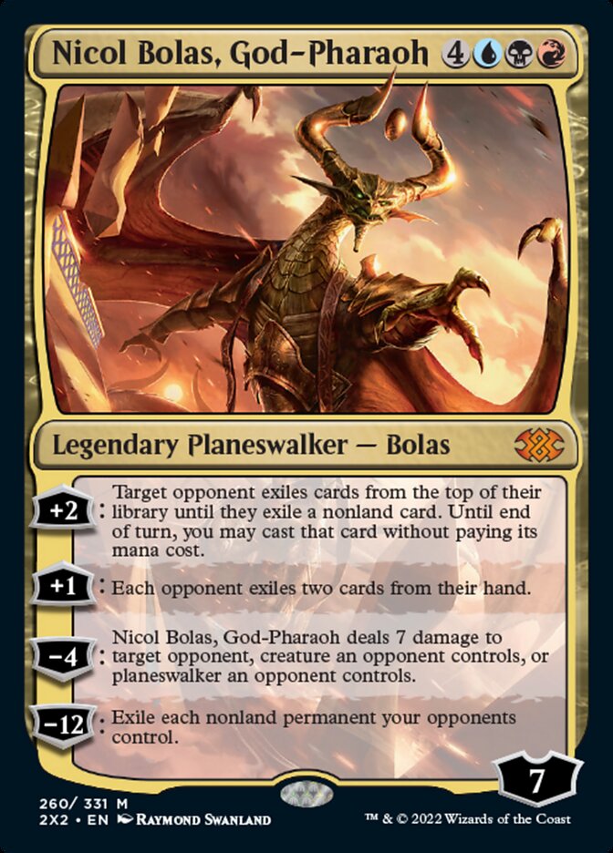 Nicol Bolas, God-Pharaoh [Double Masters 2022] | Good Games Modbury