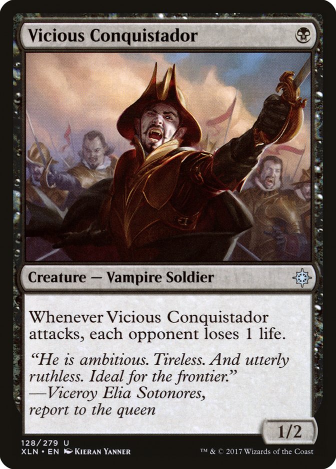 Vicious Conquistador [Ixalan] | Good Games Modbury