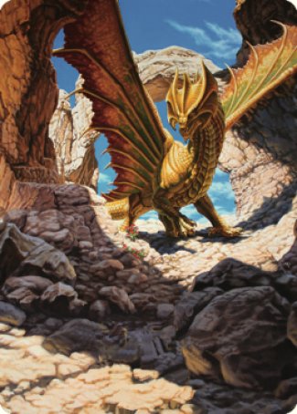 Ancient Brass Dragon Art Card (02) [Commander Legends: Battle for Baldur's Gate Art Series] | Good Games Modbury