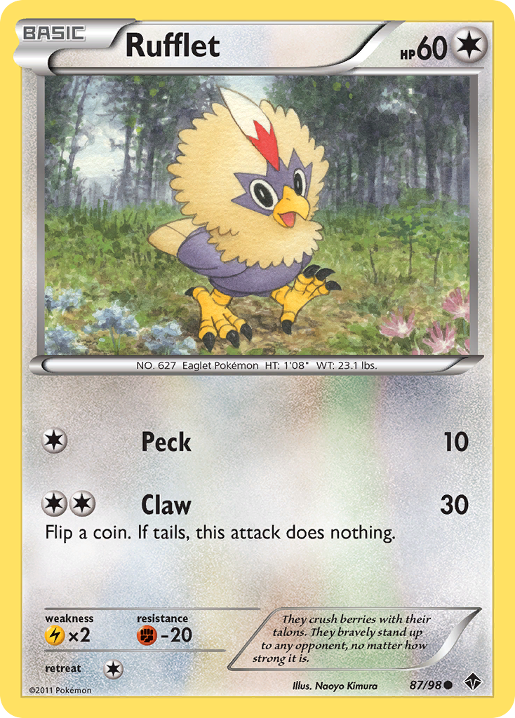 Rufflet (87/98) [Black & White: Emerging Powers] | Good Games Modbury