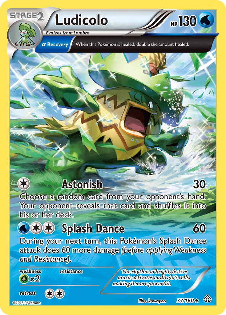 Ludicolo (37/160) [XY: Primal Clash] | Good Games Modbury