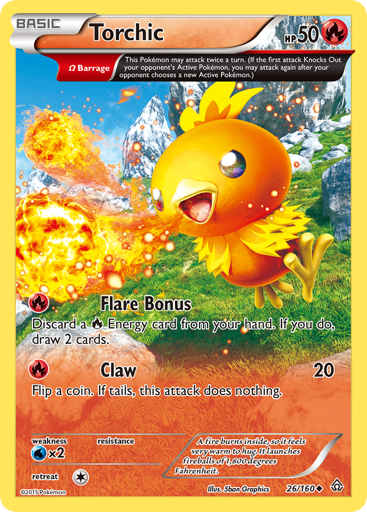 Torchic (26/160) [XY: Primal Clash] | Good Games Modbury