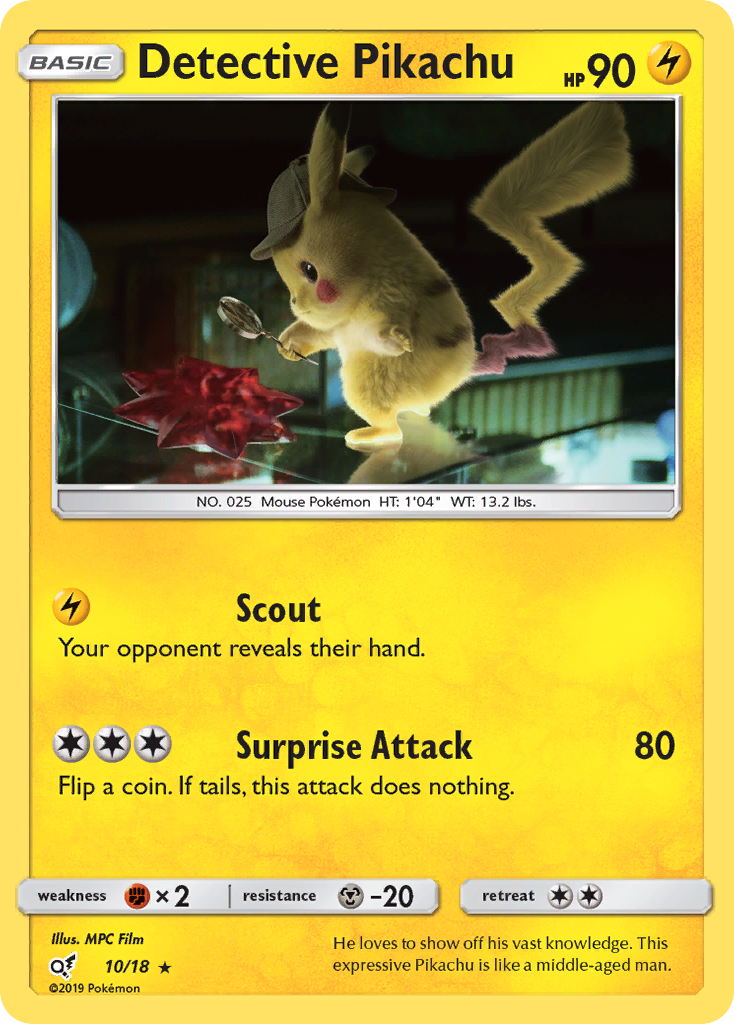 Detective Pikachu (10/18) [Sun & Moon: Detective Pikachu] | Good Games Modbury