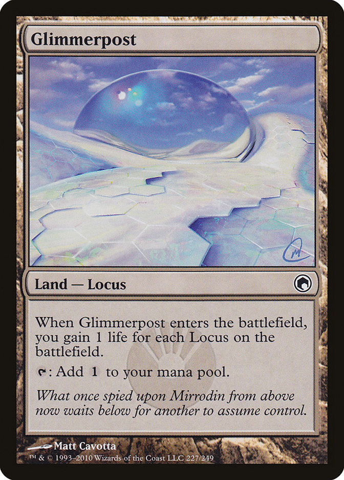 Glimmerpost [Scars of Mirrodin] | Good Games Modbury