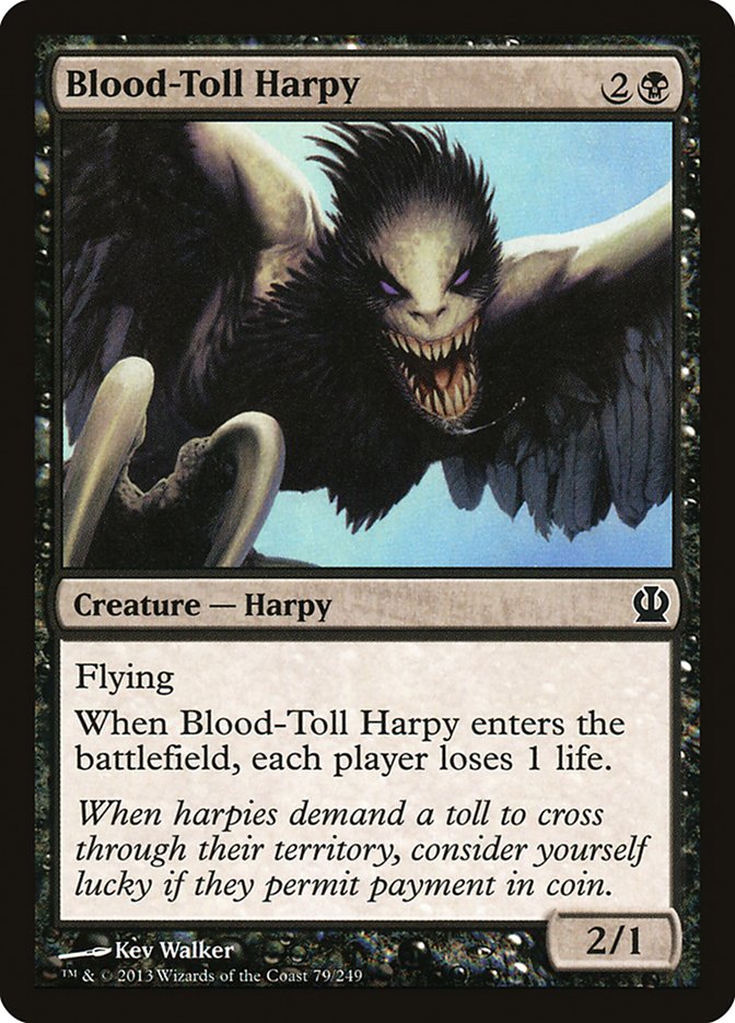 Blood-Toll Harpy [Theros] | Good Games Modbury