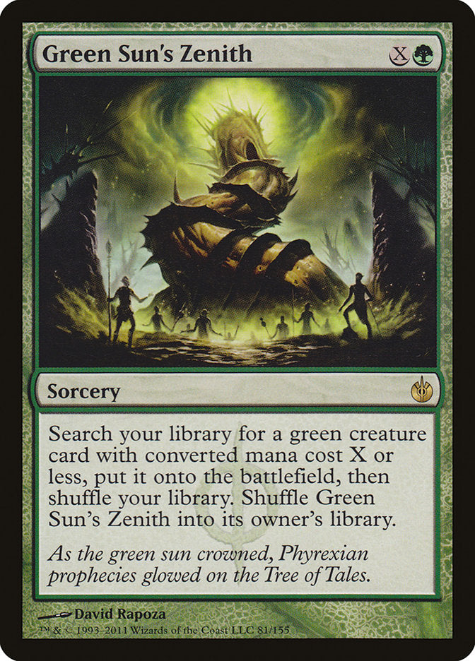 Green Sun's Zenith [Mirrodin Besieged] | Good Games Modbury