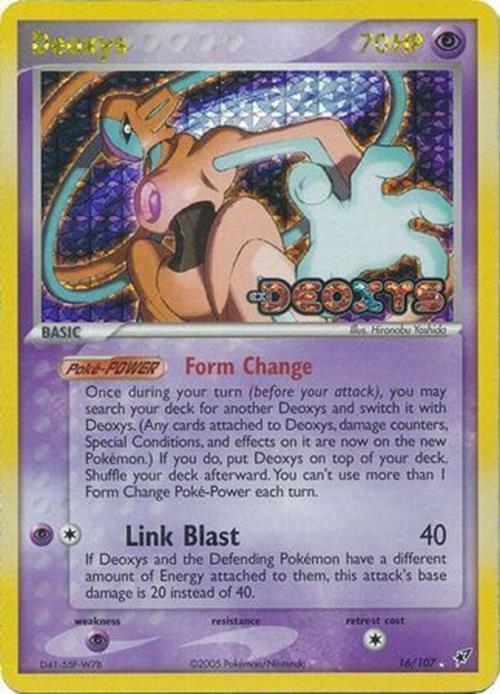 Deoxys (16/107) (Stamped) [EX: Deoxys] | Good Games Modbury