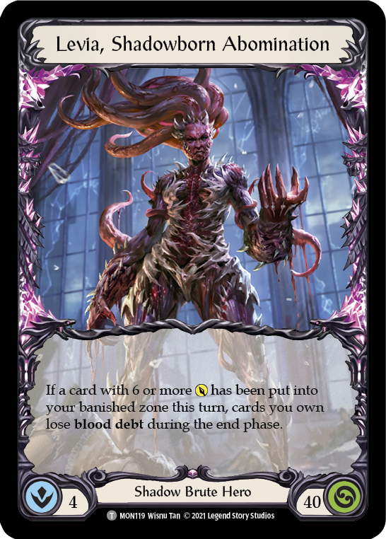 Levia, Shadowborn Abomination // Levia [MON119 // MON120] (Monarch)  1st Edition Normal | Good Games Modbury