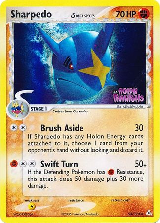 Sharpedo (53/110) (Delta Species) (Stamped) [EX: Holon Phantoms] | Good Games Modbury