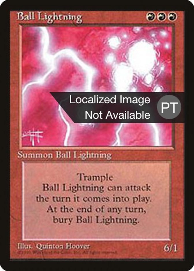 Ball Lightning [Fourth Edition (Foreign Black Border)] | Good Games Modbury