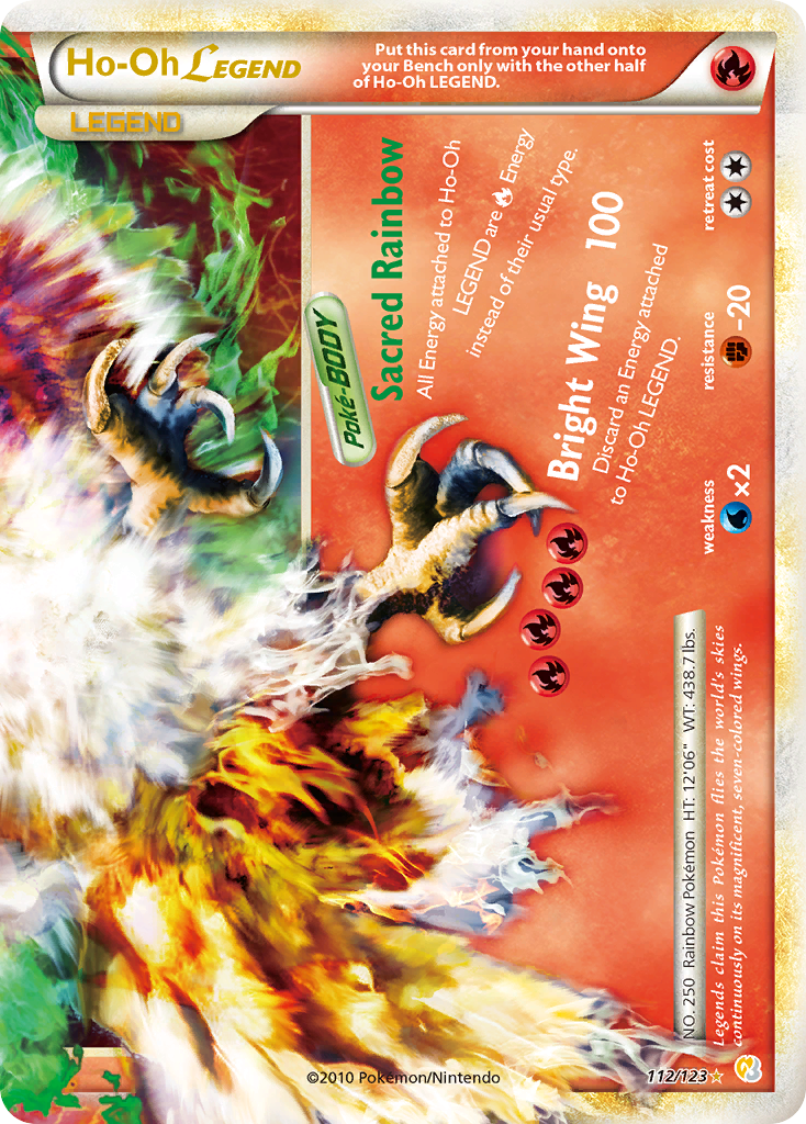 Ho-Oh LEGEND (112/123) [HeartGold & SoulSilver: Base Set] | Good Games Modbury