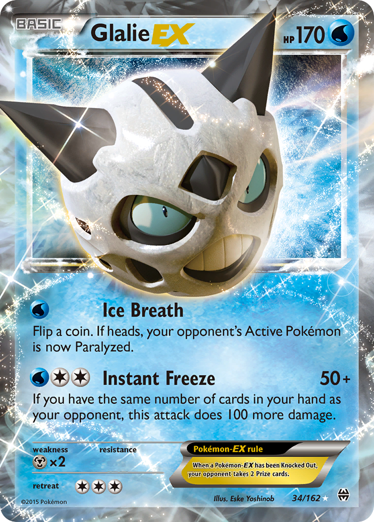 Glalie EX (34/162) [XY: BREAKthrough] | Good Games Modbury