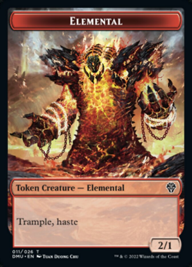 Elemental Token [Dominaria United Tokens] | Good Games Modbury