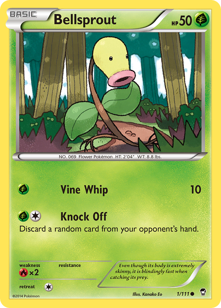 Bellsprout (1/111) [XY: Furious Fists] | Good Games Modbury