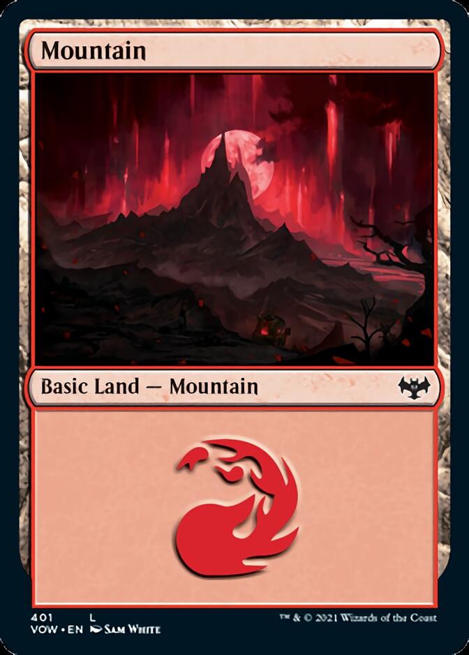 Mountain (401) [Innistrad: Crimson Vow] | Good Games Modbury