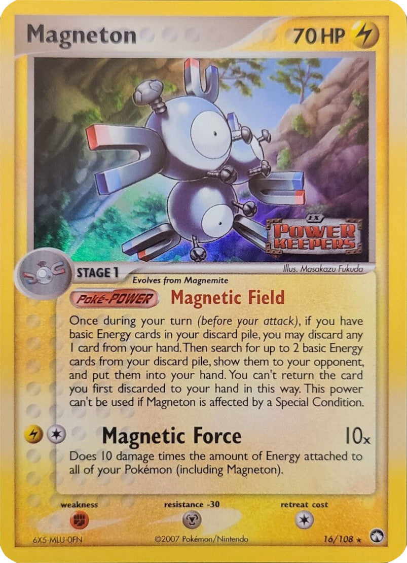 Magneton (16/108) (Stamped) [EX: Power Keepers] | Good Games Modbury