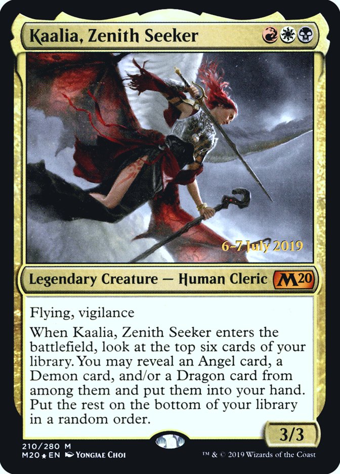 Kaalia, Zenith Seeker [Core Set 2020 Prerelease Promos] | Good Games Modbury