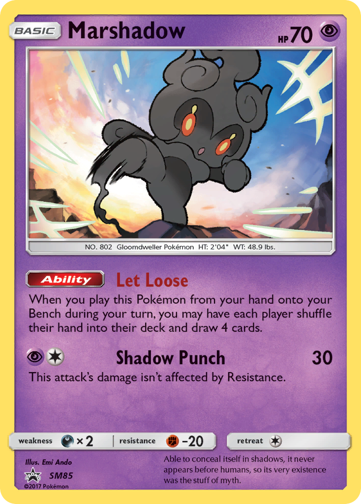 Marshadow (SM85) [Sun & Moon: Black Star Promos] | Good Games Modbury