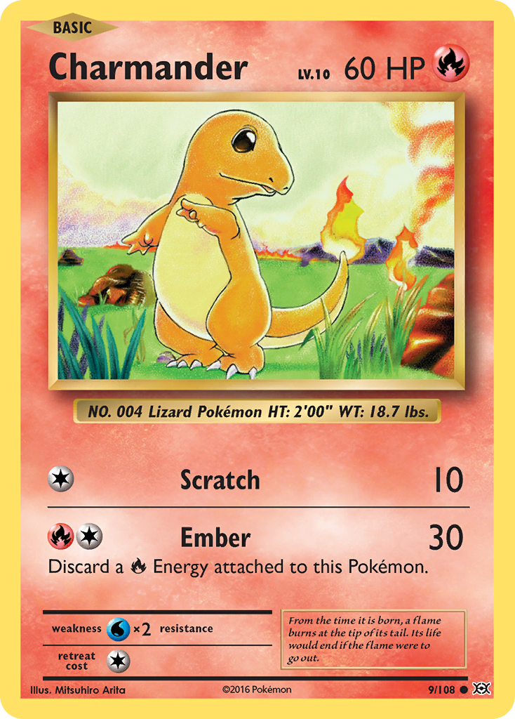 Charmander (9/108) [XY: Evolutions] | Good Games Modbury