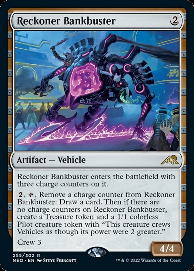 Reckoner Bankbuster (Promo Pack) [Kamigawa: Neon Dynasty Promos] | Good Games Modbury