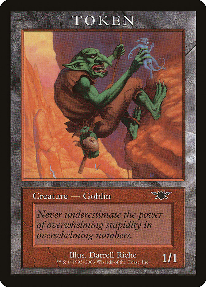 Goblin Token [Magic Player Rewards 2003] | Good Games Modbury