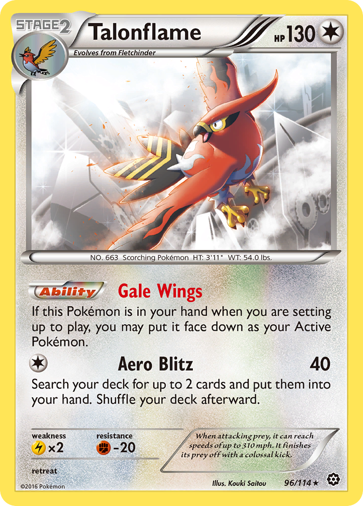 Talonflame (96/114) [XY: Steam Siege] | Good Games Modbury