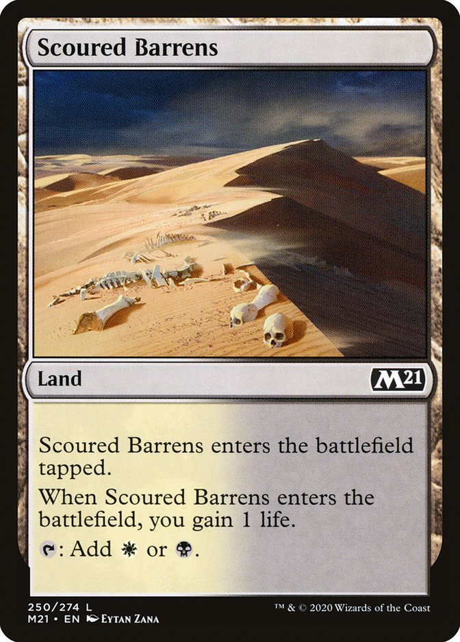 Scoured Barrens [Core Set 2021] | Good Games Modbury