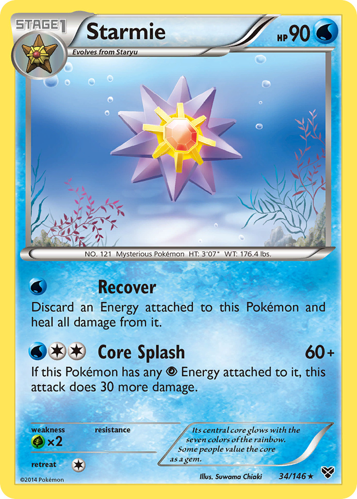 Starmie (34/146) [XY: Base Set] | Good Games Modbury