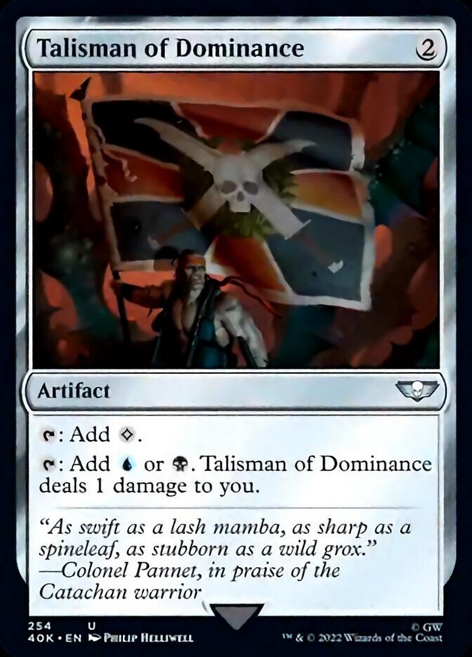 Talisman of Dominance (254) (Surge Foil) [Universes Beyond: Warhammer 40,000] | Good Games Modbury