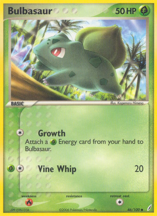 Bulbasaur (46/100) [EX: Crystal Guardians] | Good Games Modbury