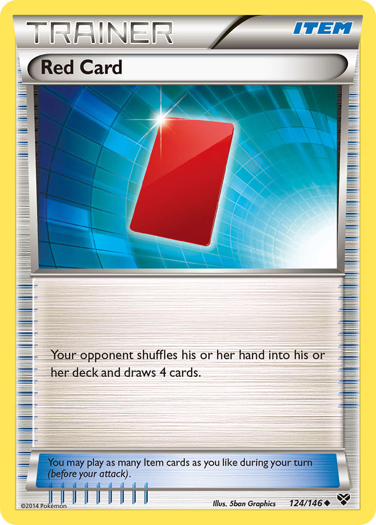 Red Card (124/146) [XY: Base Set] | Good Games Modbury