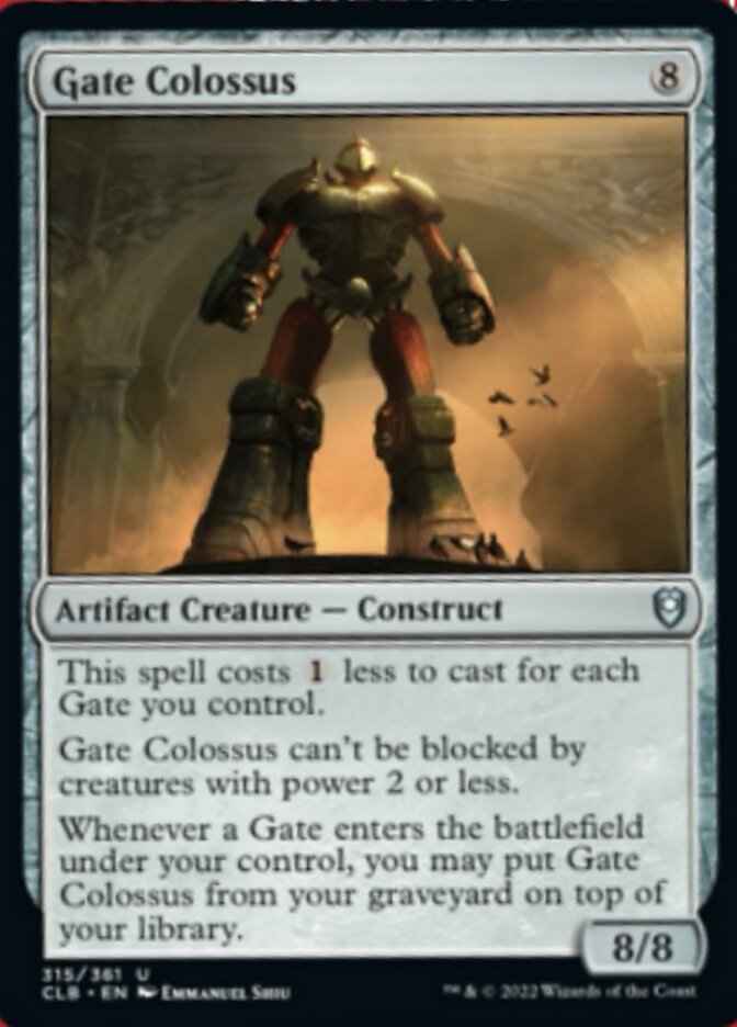 Gate Colossus [Commander Legends: Battle for Baldur's Gate] | Good Games Modbury