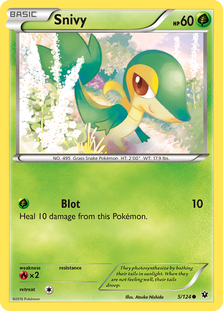 Snivy (5/124) [XY: Fates Collide] | Good Games Modbury